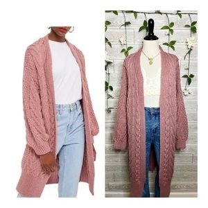 TOPSHOP Rose Long Cardigan